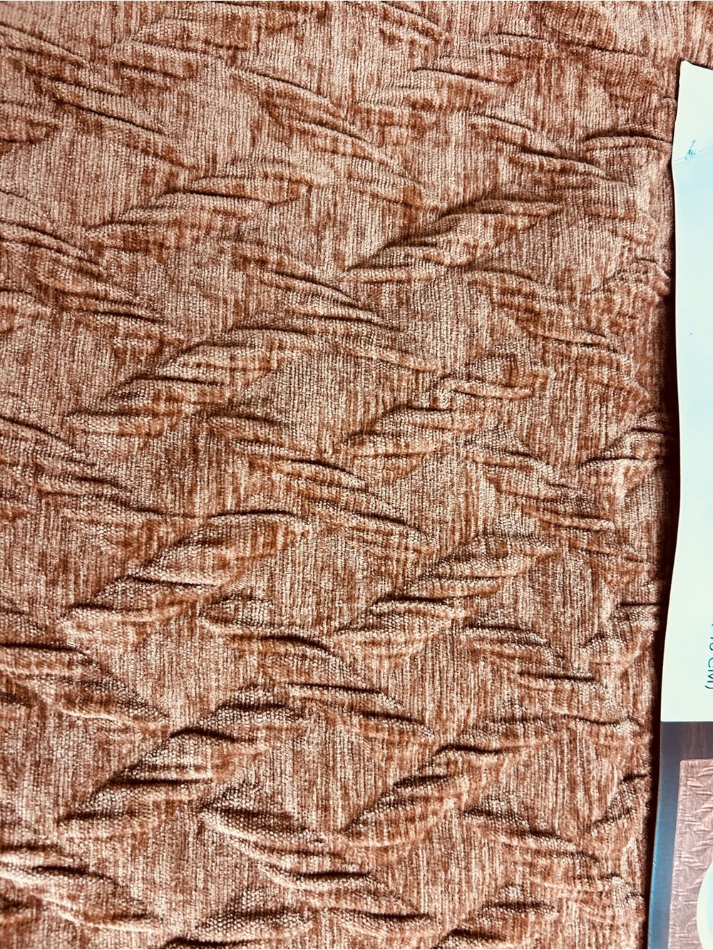 Branch Hill Copper Textured Placemat Set of 4  textured rust fabric NWT - Picture 4 of 10